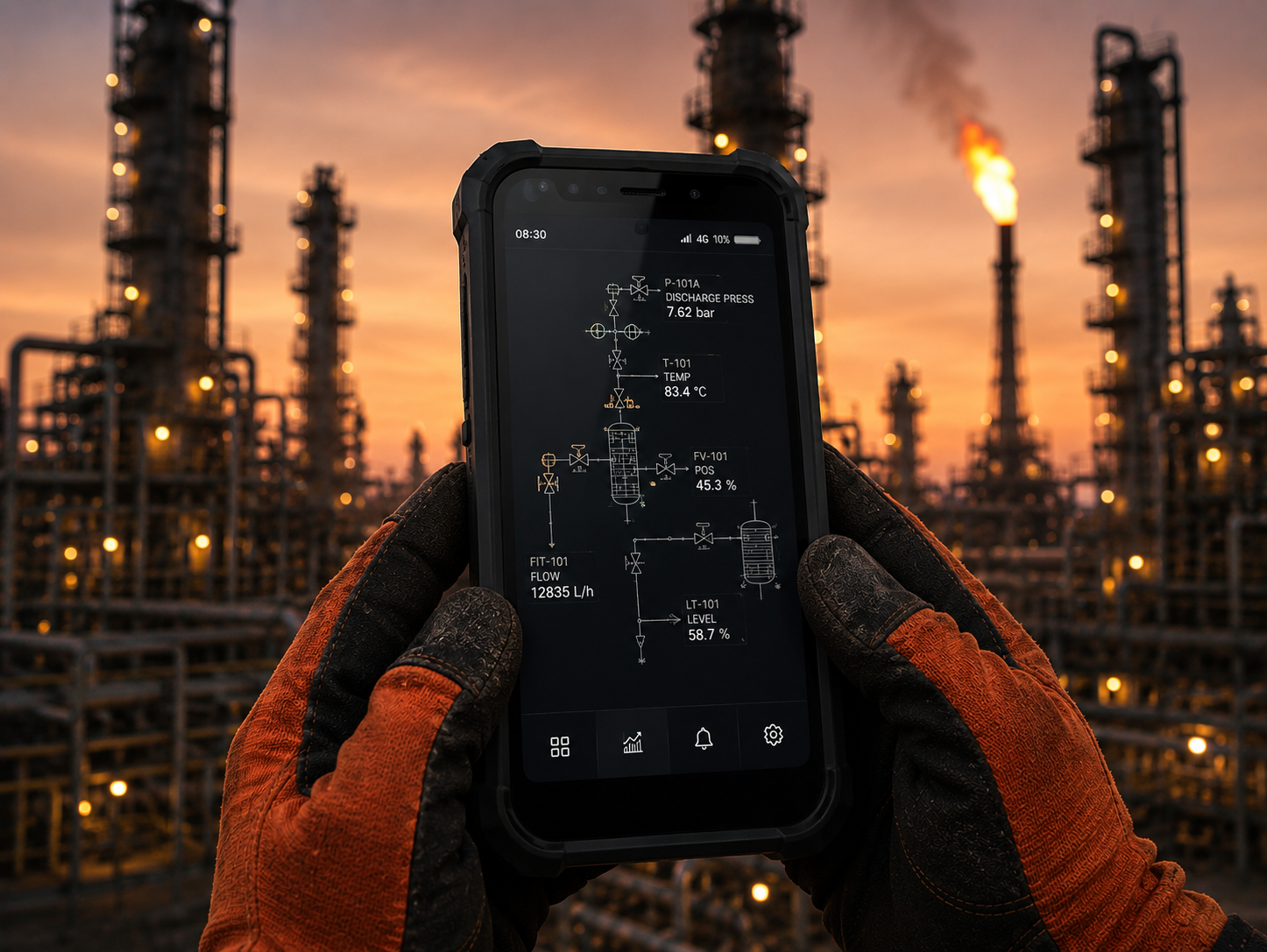 RxIS203 Intrinsically Safe Smartphone Operational Overview